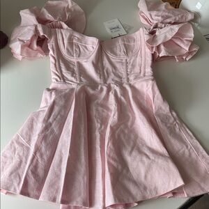 Bardot Soft Pink Sigma Mini Dress